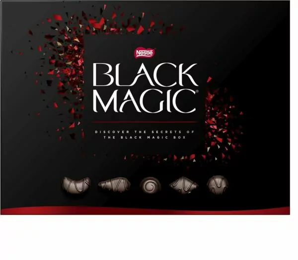 Black Magic Dark Chocolate Assortment Box, 174 g