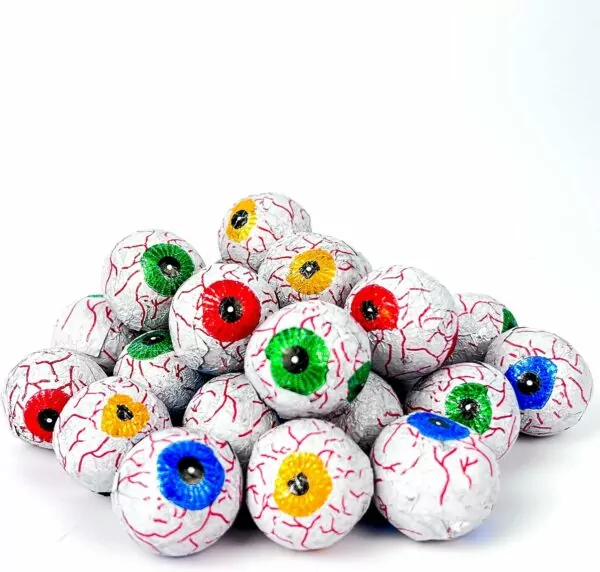 Milk Chocolate Eyeballs Halloween Sweets 30 Pack by The Sweet Treat Gifting Co.