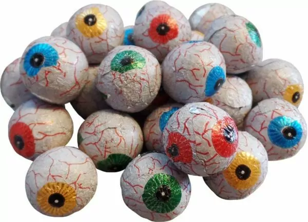 Milk Chocolate Novelty Halloween Eyeballs (30 Supplied)