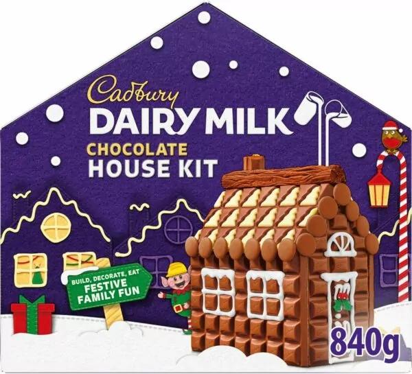 Cadbury Dairy Milk Chocolate House Kit, Christmas Chocolate 840g