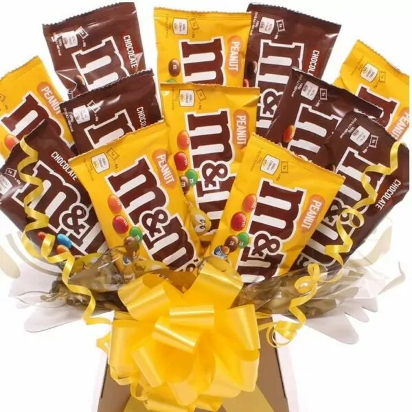 M and M's chocolate bouquet