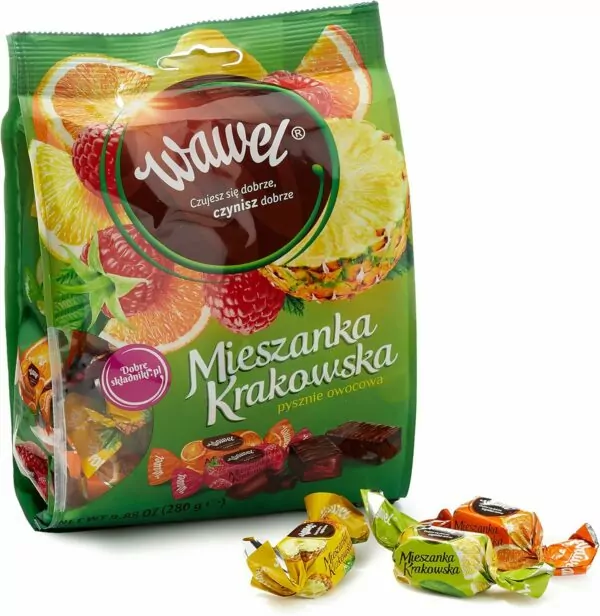 Mieszanka Krakowska jelly chocolates in chocolate 245 g