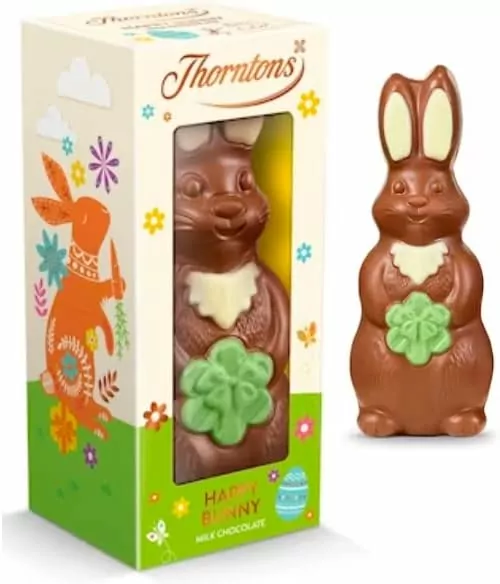 Thorntons easter egg - thorntons chocolate bunny - milk chocolate easter bunny for kids and adults with egg hunt kit (170g)