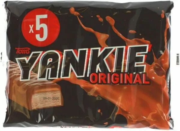 Toms Yankie Original (200g) - Milk and chocolate bar with caramel and cocoa cream filling