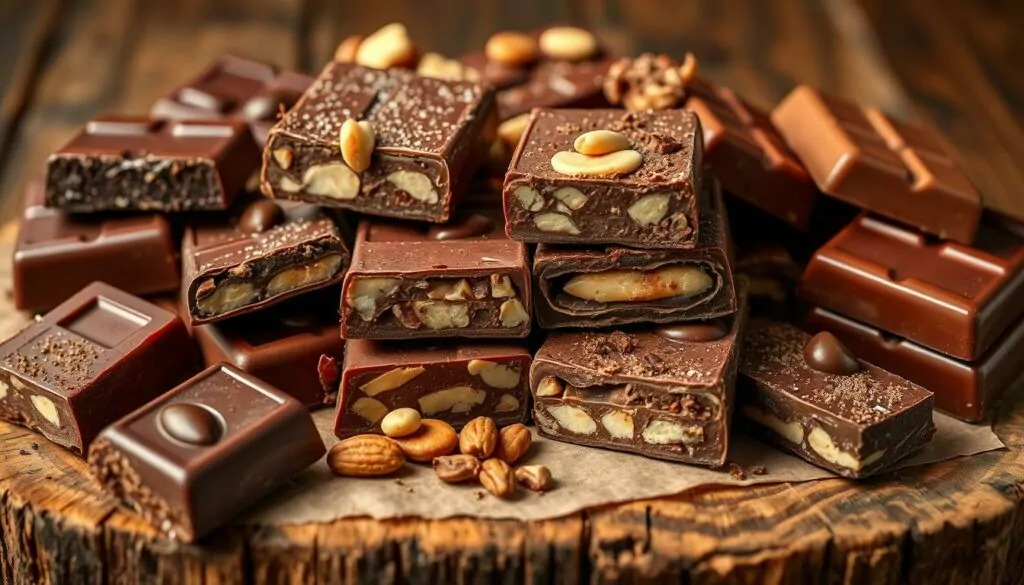 chunky chocolate bars